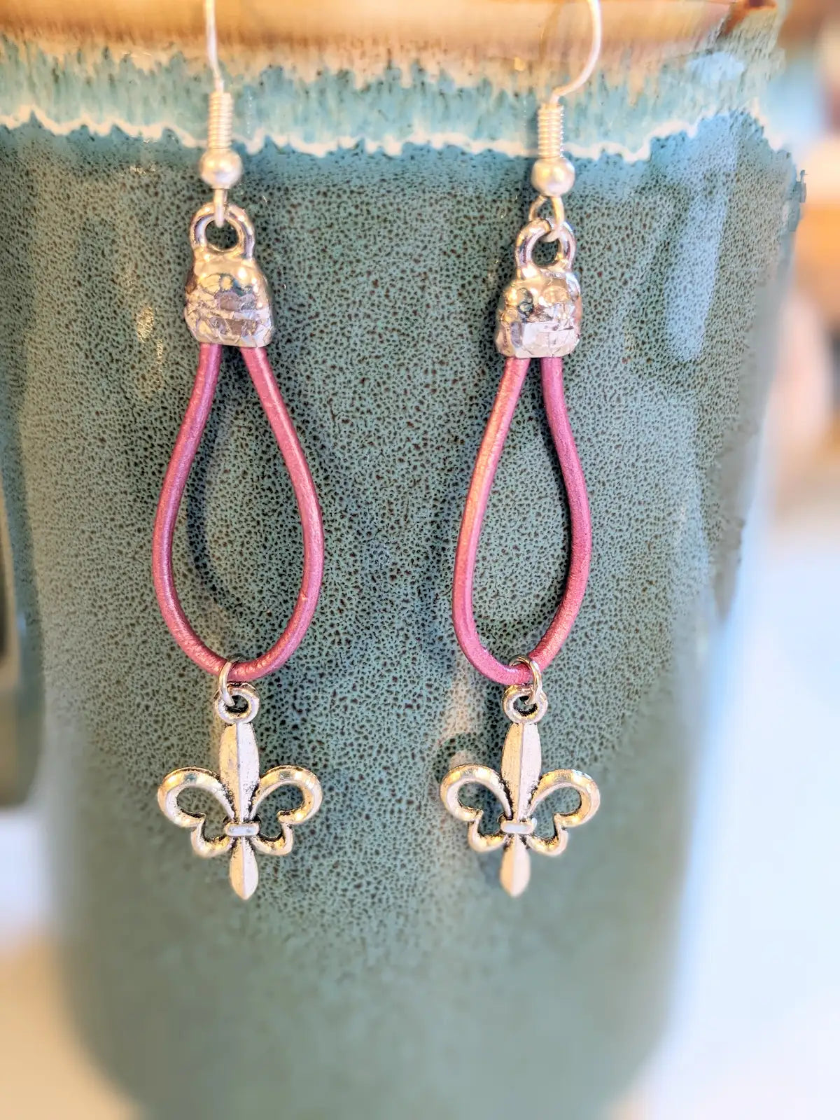 Mardi Gras Charm Earrings