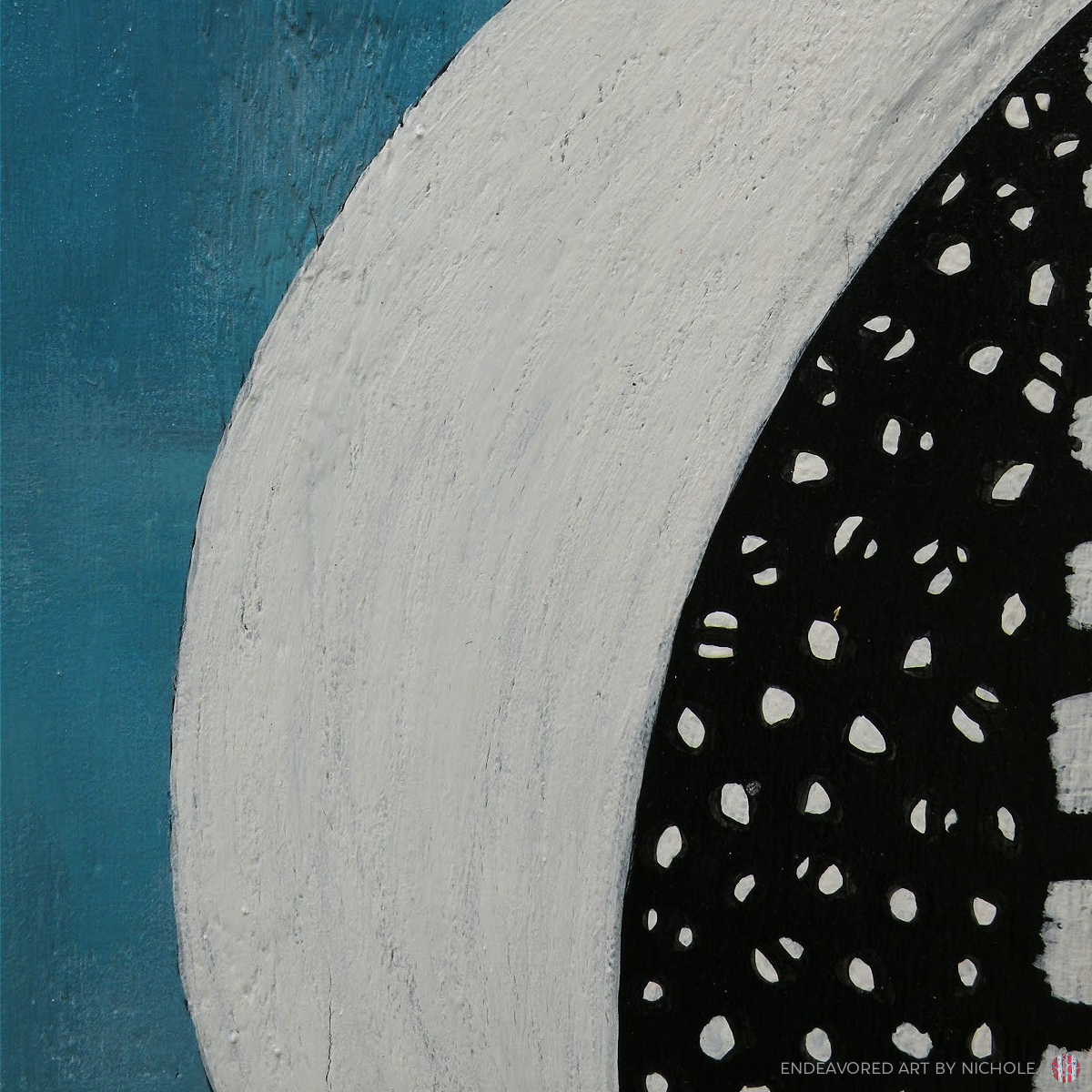 Hand Painted Loon on Upcycled Wood