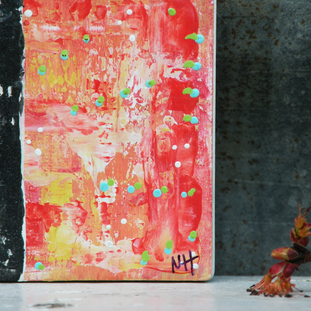 Sailors' Delight - Original Painting on Upcycled Tile