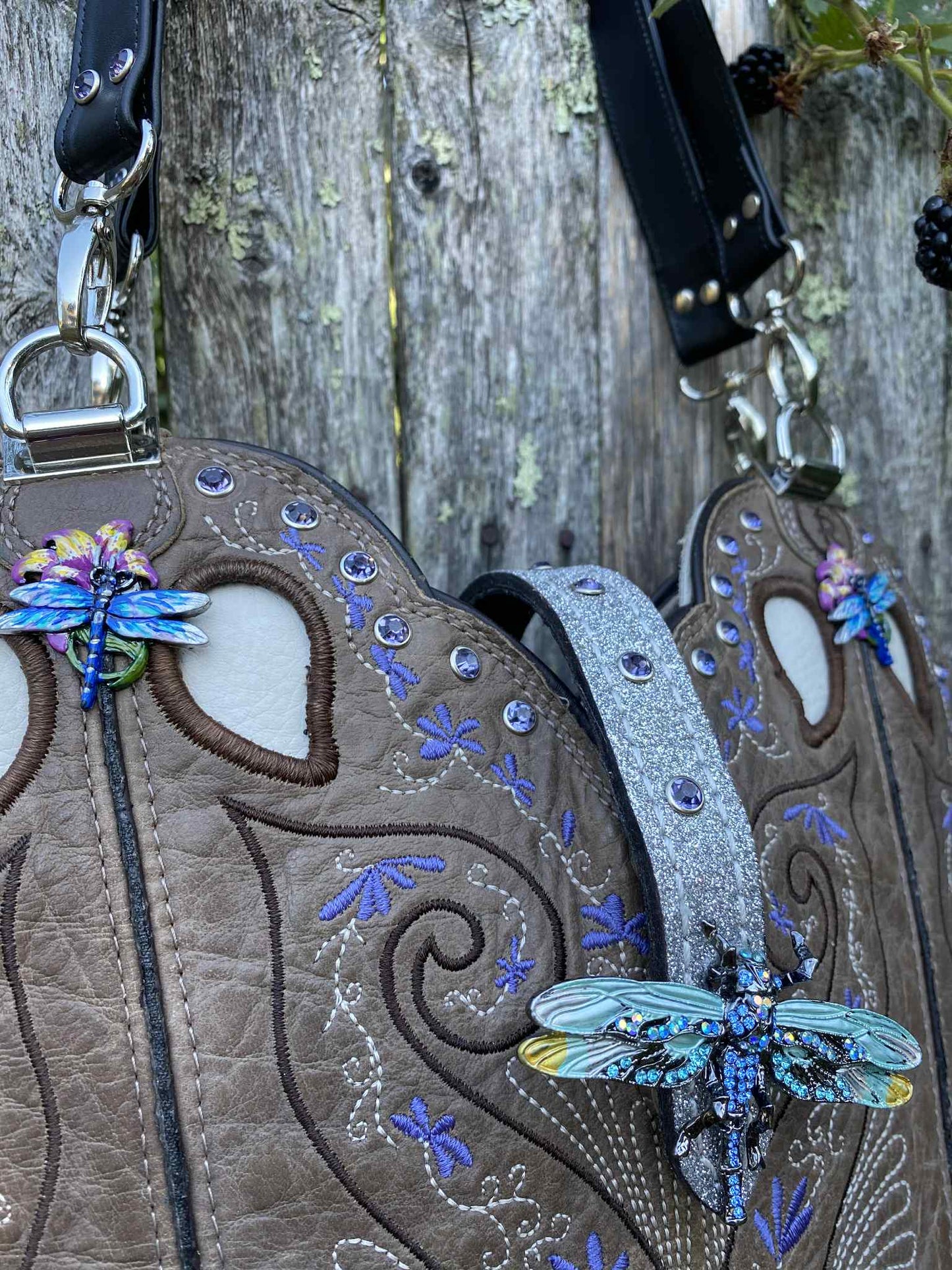 Dragonfly Cowboy Boot Bag
