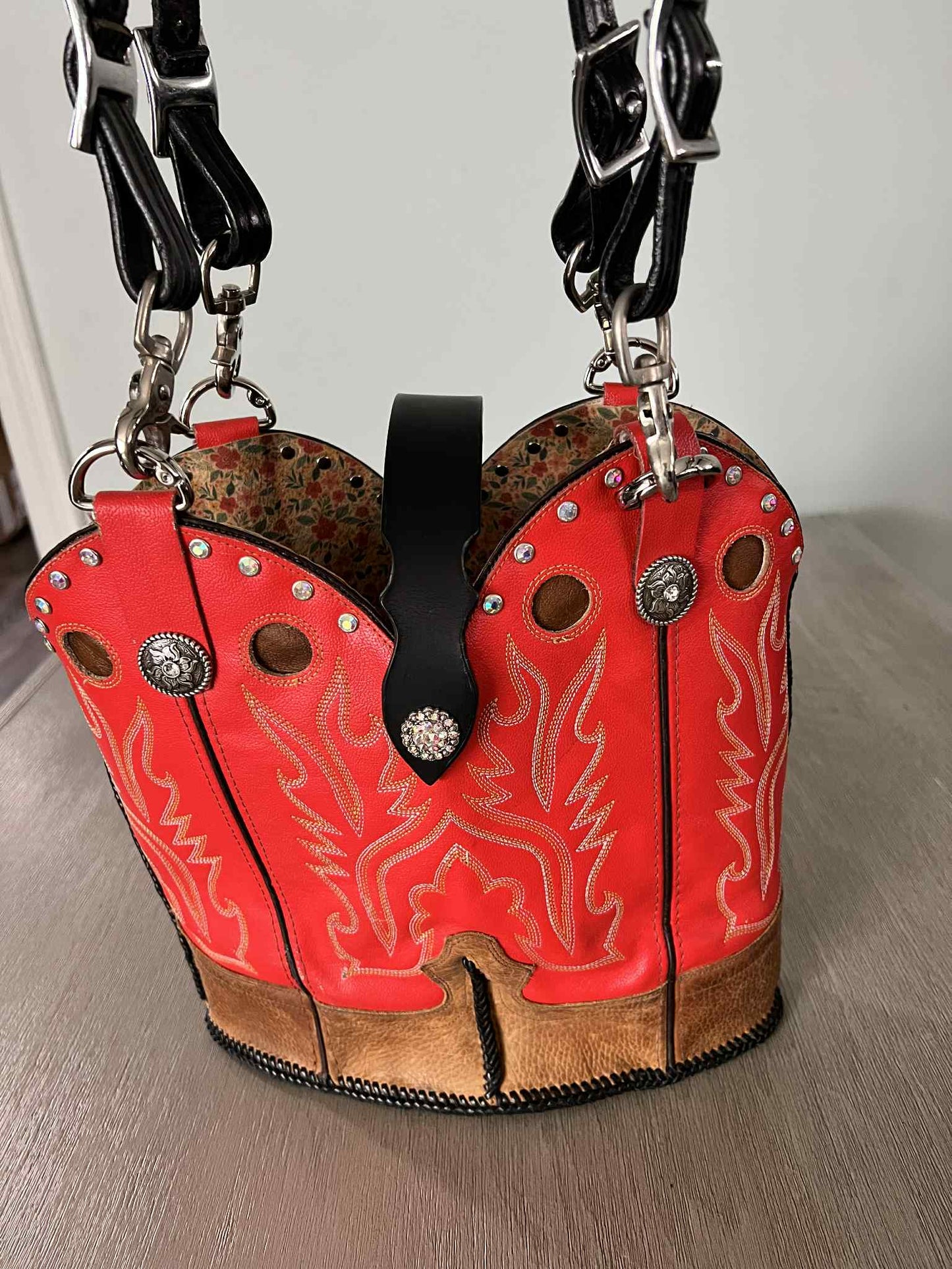 Phoenix Rising Cowboy Boot Bag