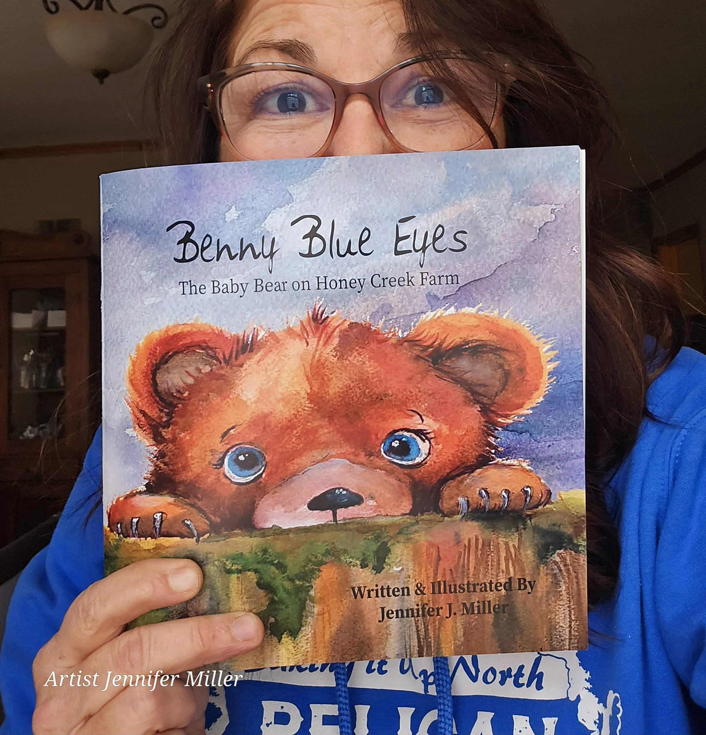 Plush Bear - Goes with Benny Blue Eyes Book
