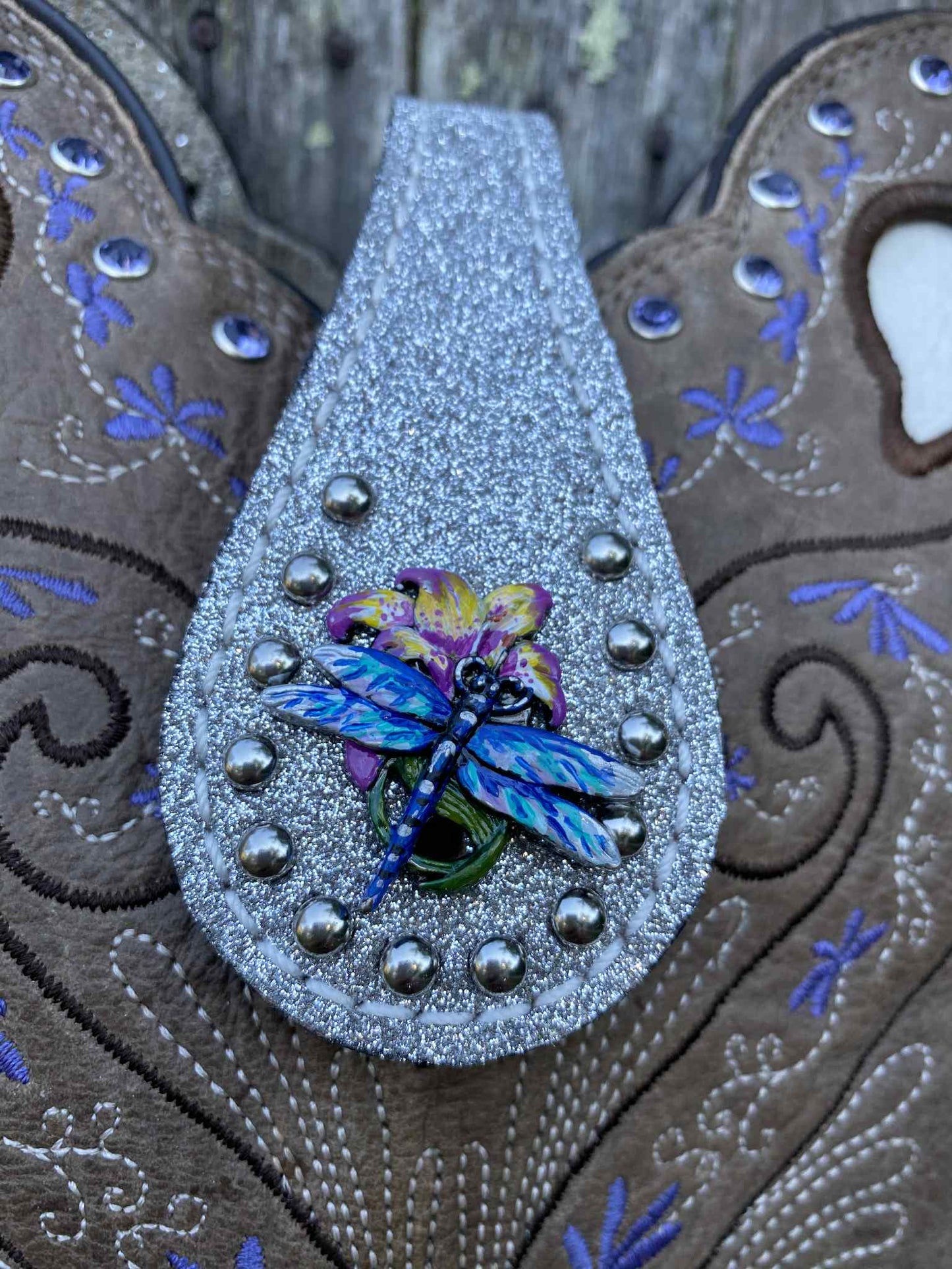 Dragonfly Cowboy Boot Bag
