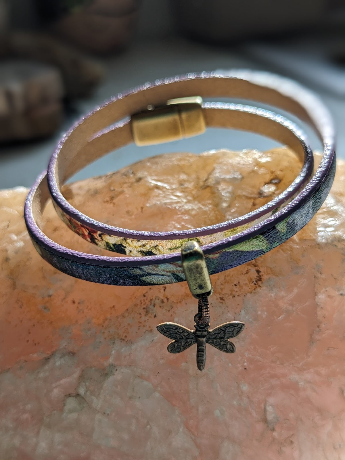 Floral Garden Wrap Around Bracelet