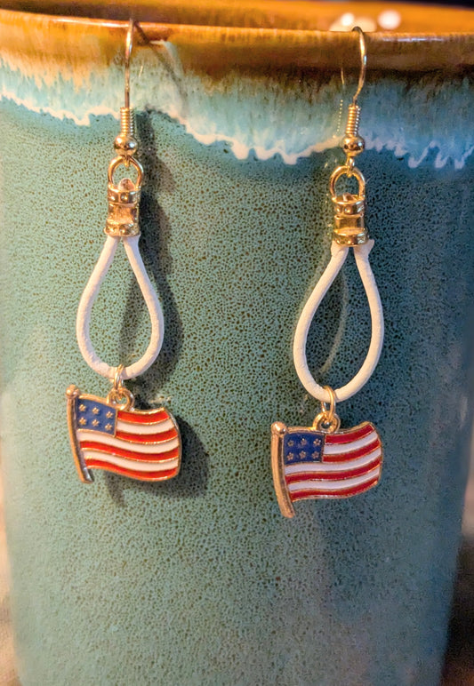 Flag Earrings