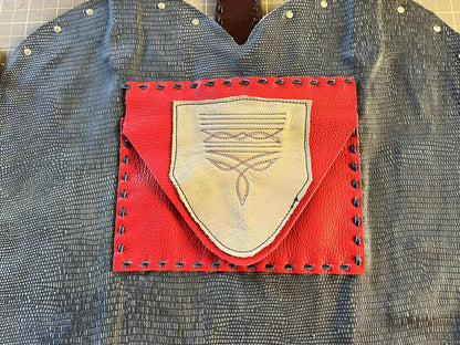 Freedom Rider Tote One-of-a-Kind Upcycled Cowboy Boot Bag