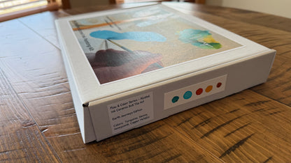 Flow & Color Series:  Earth Journeys Intuitive Alcohol Ink 8x8 Ceramic Tile Kit