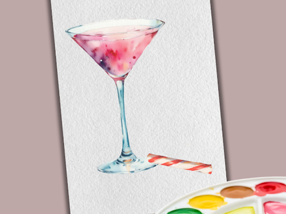 Merry Martinis Paint Along Kit