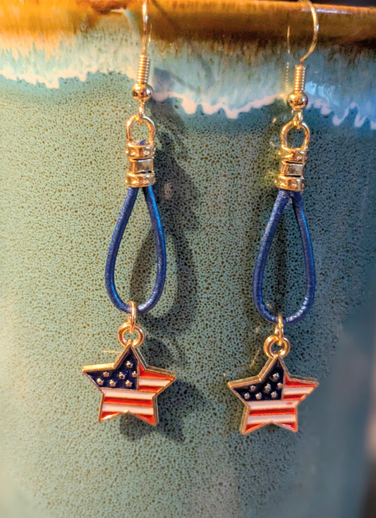 Star Flag Earrings