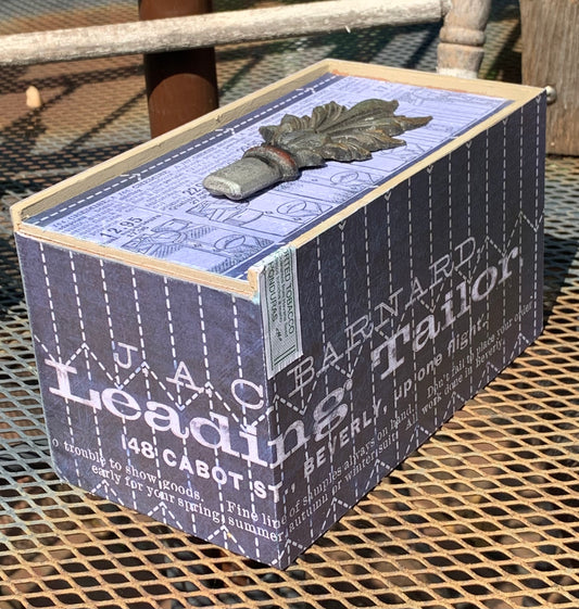 The Tailor's Keepsake Decorative Vintage Cigar Box