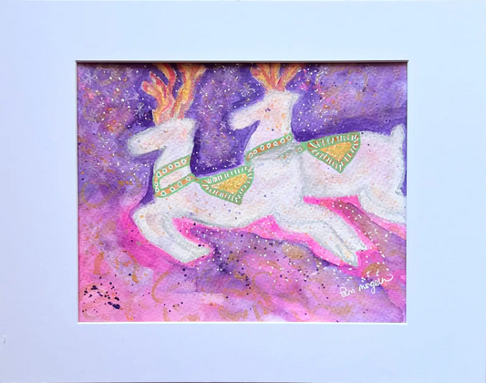 A Magical Journey Original Acrylic Animal Painting