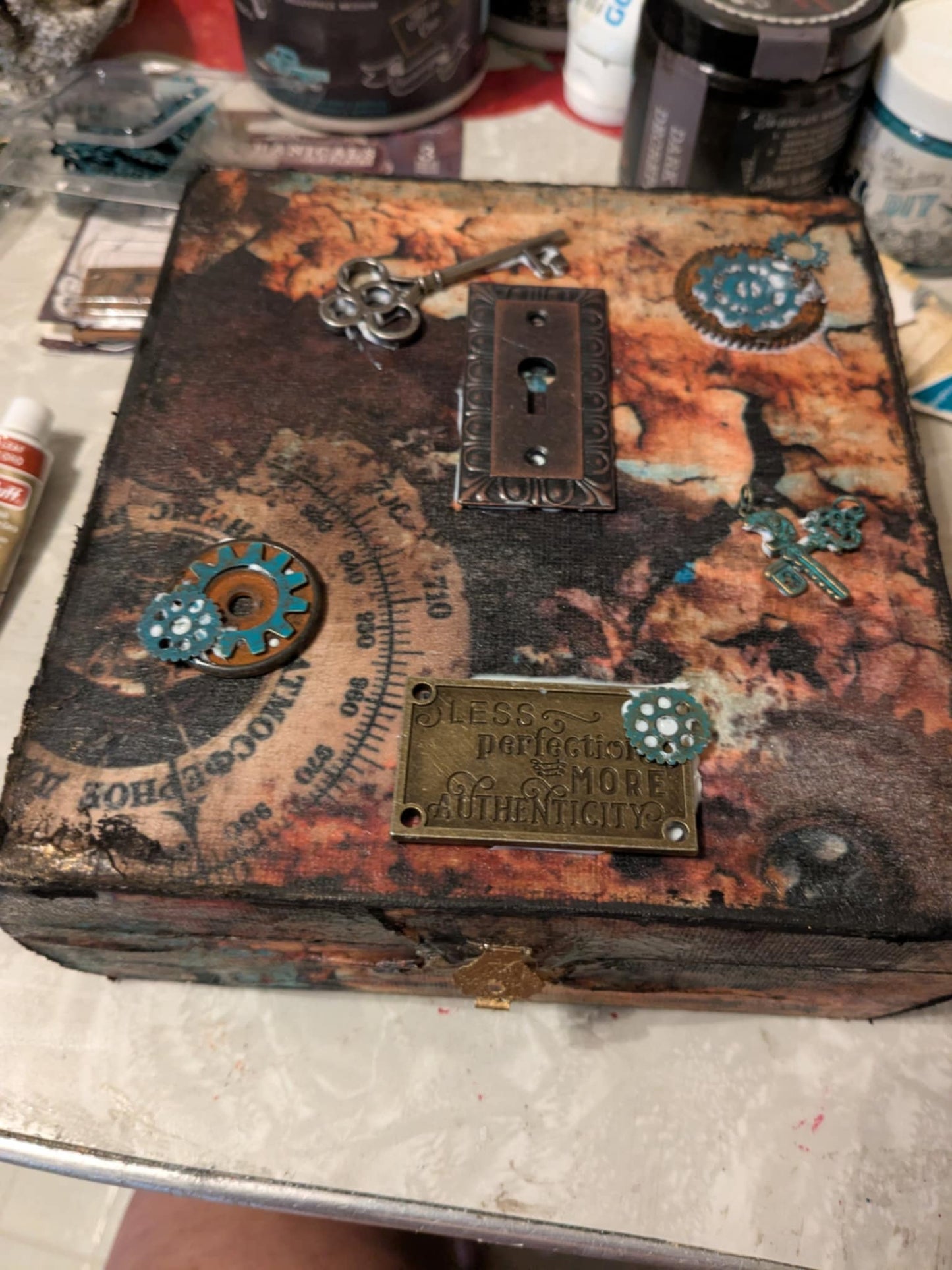 Rustic Treasure Chest Box