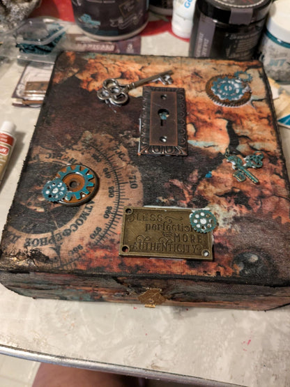 Rustic Treasure Chest Box