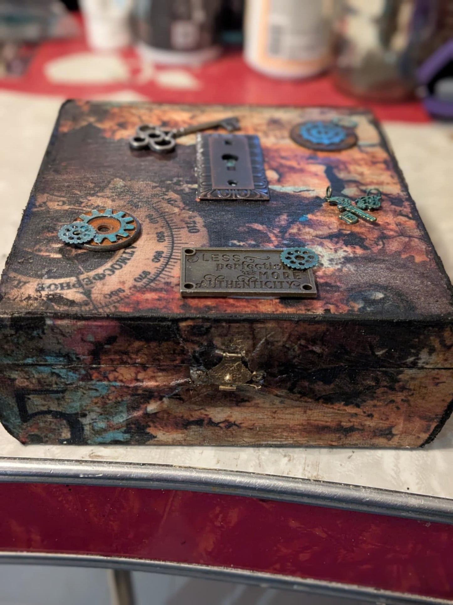Rustic Treasure Chest Box