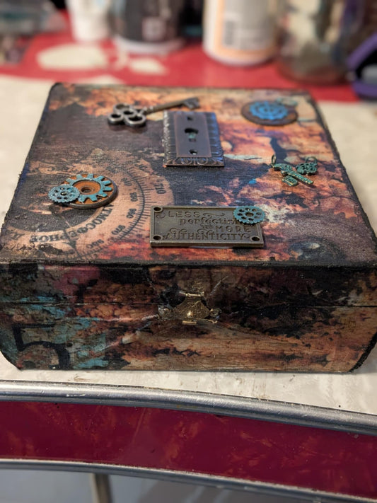 Rustic Treasure Chest Box