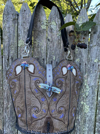 Dragonfly Cowboy Boot Bag