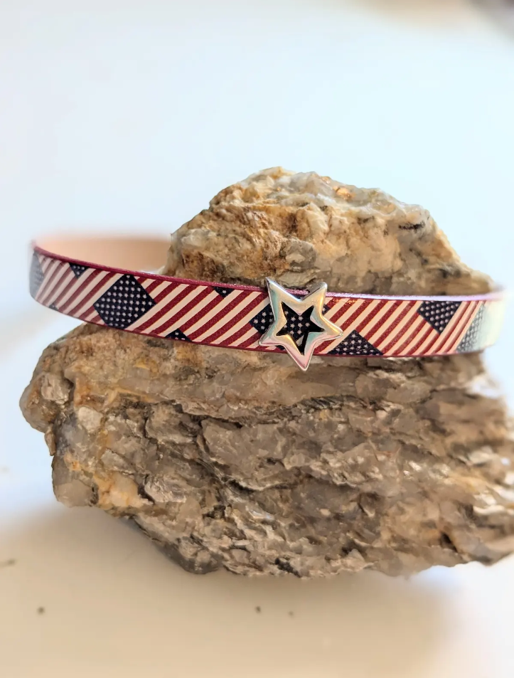 Red, White and Blue Bracelet